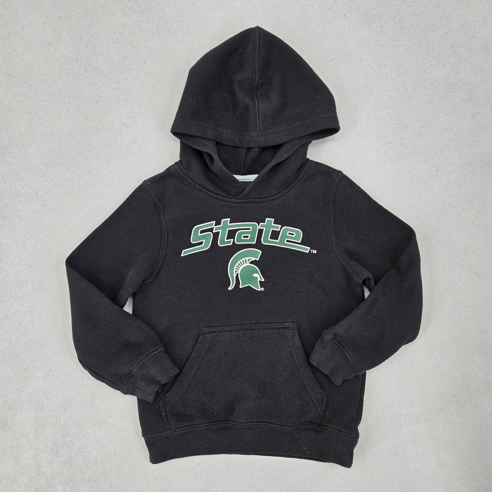 Gen 2 Size LARGE Michigan State Spartans Hoodie Kids Black Sporty Gameday